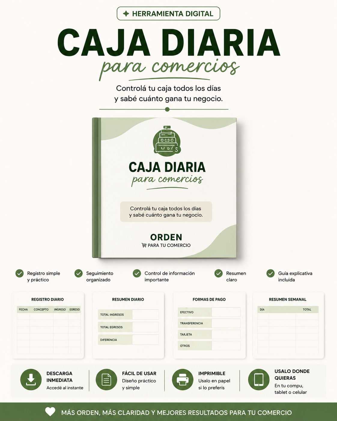 Caja Diaria para Comercios Argentinos