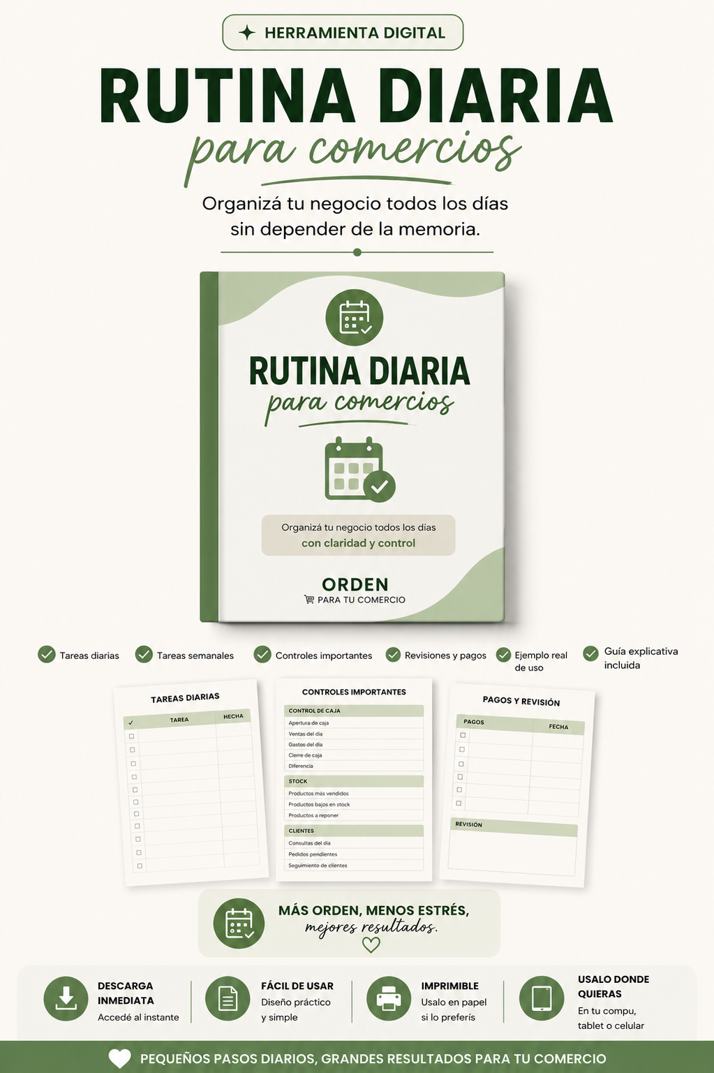 Rutina Diaria para Comercios Argentinos